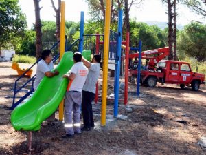 Dikili’ye Yeni Park ve Yeşil Alanlar Kazandırılıyor