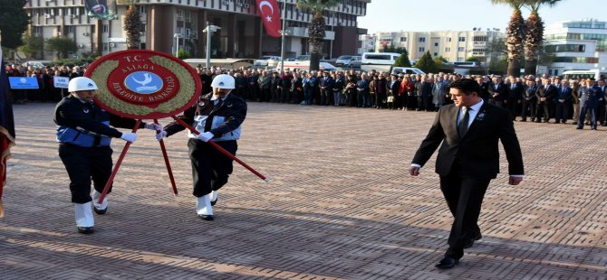 Gazi Mustafa Kemal Atatürk Aliağa’da Anıldı