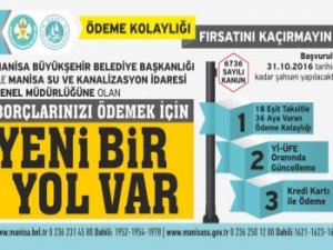 Büyükşehir’den Vatandaşa Borç Yapılandırma Çağrısı