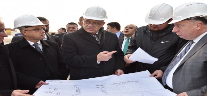 Başkan Ergün’den Beton Boru Ve Kilit Parke Taş Fabrikasında İnceleme