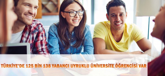 Türkiye’de 125 Bin 138 Yabancı Uyruklu Üniversite Öğrencisi Var