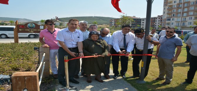 Aliağalı Şehit Oğuz Özgür Çevik’in Adı Ölümsüzleşti