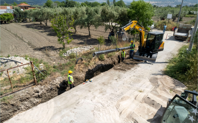 Menemen ve Foça’ya 109 kilometrelik içme suyu yatırımı