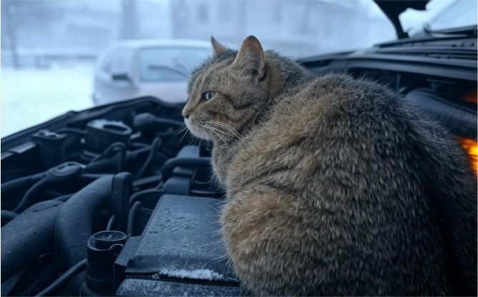 Kontrol etmeden önce aracın motorunu çalıştırmayın!