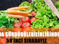 Gıda Sürdürülebilirliğinde 58’inci Sıradayız