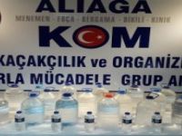 Aliağa'da Sahte Rakı Operasyonu