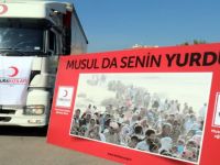 Kızılay’dan, Musul’a 20 TIR Dolusu İnsanı Yardım